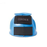 Front view of a light blue Centaur PVC Bell Boot on a white background