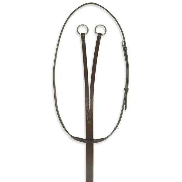 Full view of the Pessoa Pro Fancy Running Martingale on a white background