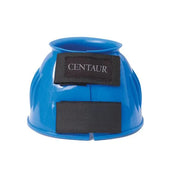 Front view of a royal blue Centaur PVC Bell Boot on a white background