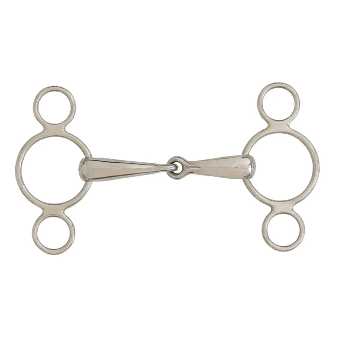 Full view of the Centaur Single Jointed Pony 2-Ring Gag on a white background