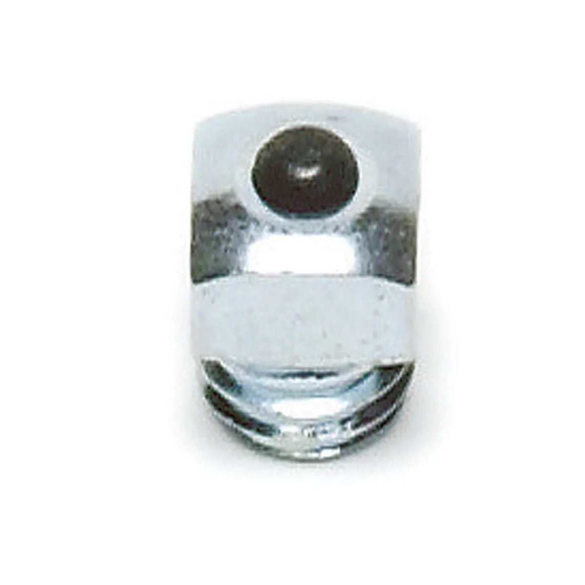 View of the #4 Equi-Essentials Stainless Steel Horseshoe Stud on a white background