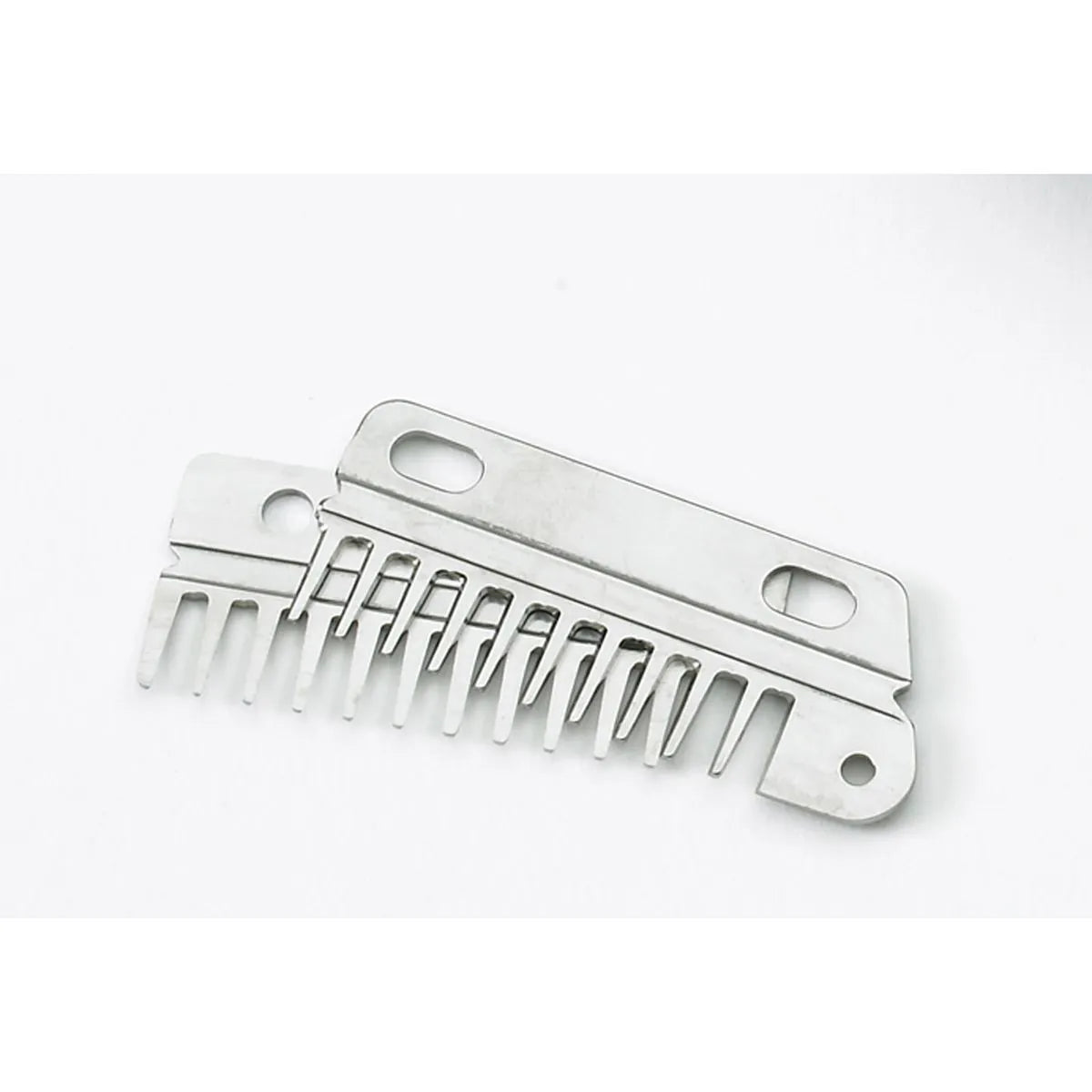 View of a pair of SoloGroom SoloComb Replacement Blades on a plain background