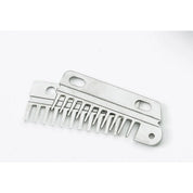 View of a pair of SoloGroom SoloComb Replacement Blades on a plain background