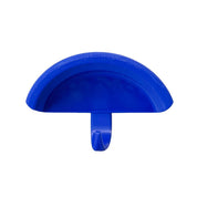 Front view of the blue Correct Connect Magnetic Bridle Holder with Hook on a white background