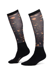 View of a pair of Autumn Prism Kerrits Dual Zone Boot Socks on a white background