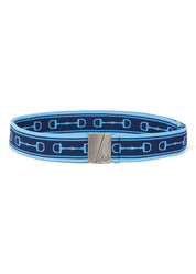 Full view of the Kerrits Kids Snaffle Stretch Belt in color Nightfall
