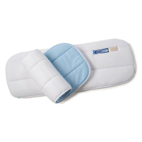 View of a pair of Lettia CoolMax No-Bow Wraps on a white background