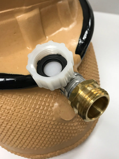 Close-up view of the horse attachment on the Jacks Soaking Boot