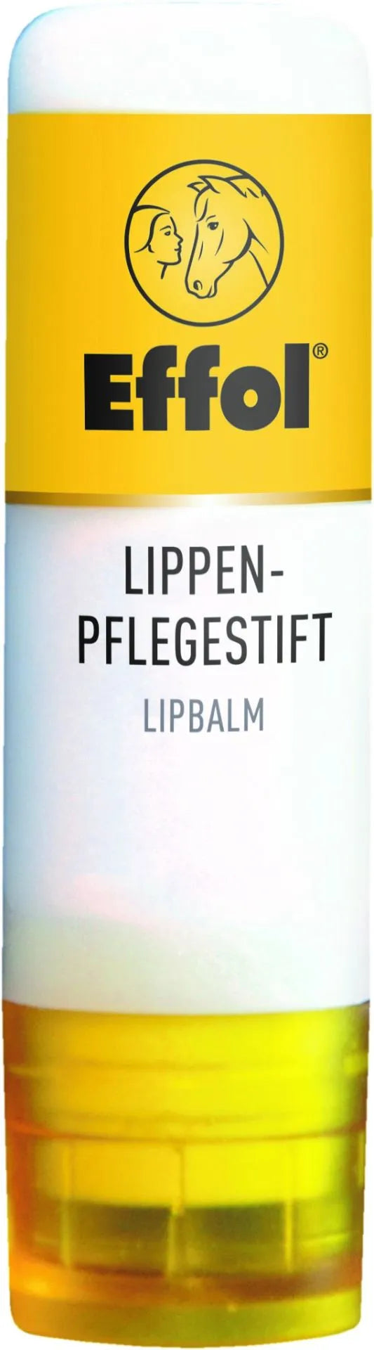 Front view of a stick of Effol Lip Balm