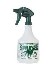 Front view of the green Little Giant Spray Bottle on a white background