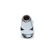 View of the #8 Equi-Essentials Stainless Steel Horseshoe Stud on a white background