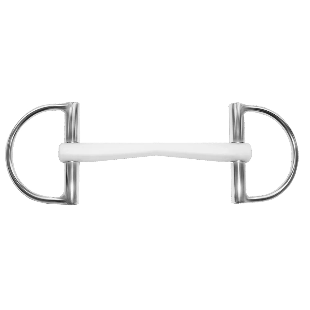 Full view of the Herm Sprenger Duo D-Ring Bit 16mm on a white background