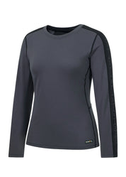 Front view of the Carbon Kerrits Bit of Base Layer Top on a white background