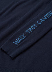 Close-up view of the Nightfall/Jasper Kerrits Equi Rhythm Crew Neck Sweater
