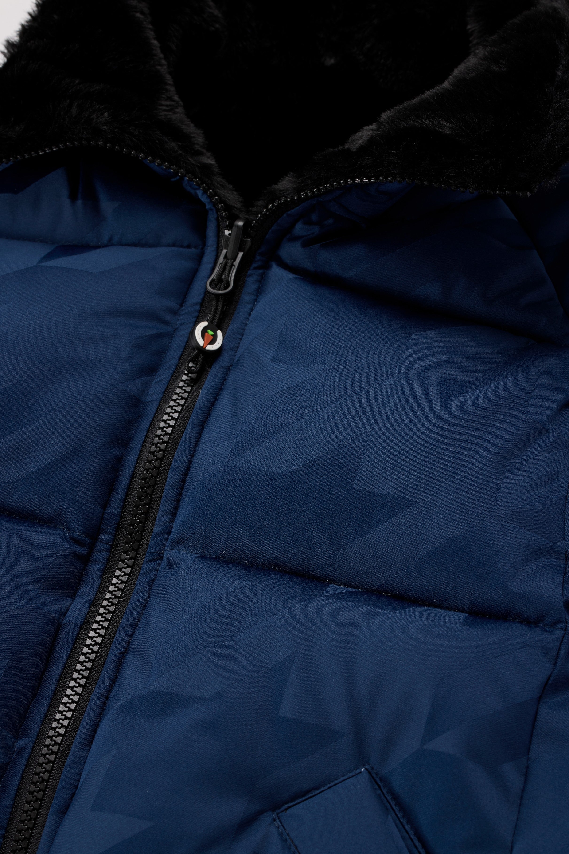 Front closeup view of Nightfall Kerrits Skyline Houndstooth Reversible Vest