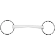 Full view of the Herm Sprenger Duo Loose Ring Bit on a white background