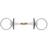 Herm Sprenger NATHE Double-Jointed Loose Ring Bit with Sensogan Middle Link