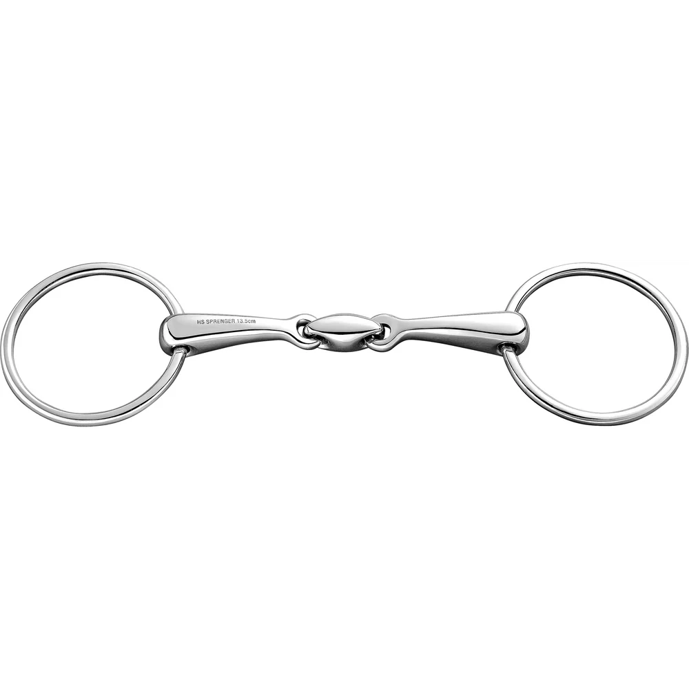 Herm Sprenger Stainless Steel Double Jointed Loose Ring Snaffle Bit