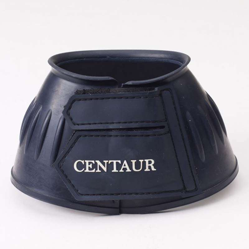 Front view of a navy Centaur EcoPure Ribbed Bell Boot on a plain background