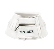 Front view of a white Centaur EcoPure Ribbed Bell Boot on a plain background