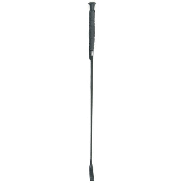 Full view of the black Goddard Super Grip Crop on a white background
