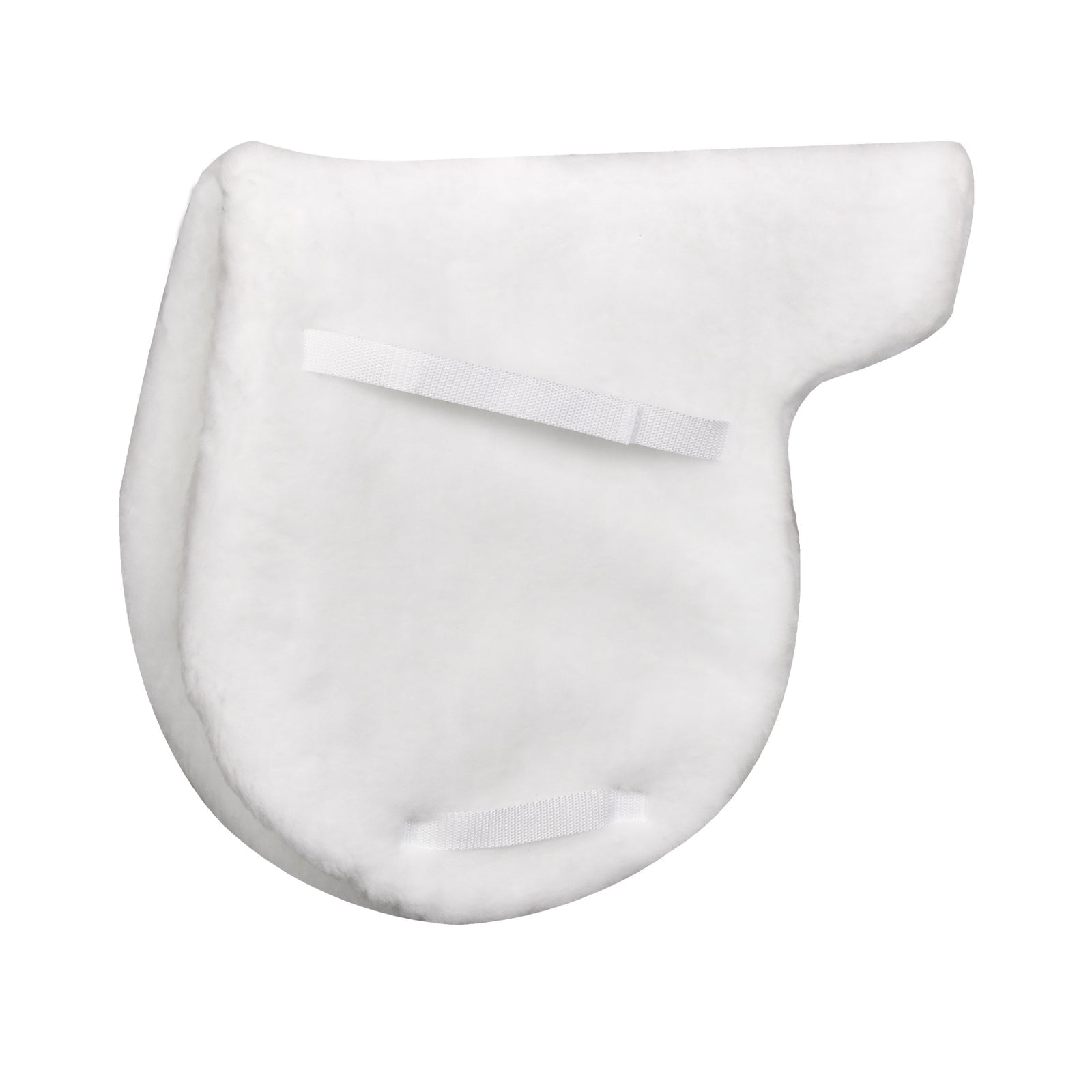 Side view of the Ovation Double Fleece Hunter Saddle Pad on a white background