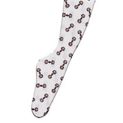 Side view of a D Ring Bits Ovation Zocks Boot Sock on a white background