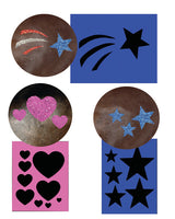 Twinkle Hearts & Stars Stencil Kit