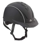 Angled front view of the Ovation Sync Helmet on a white helmet