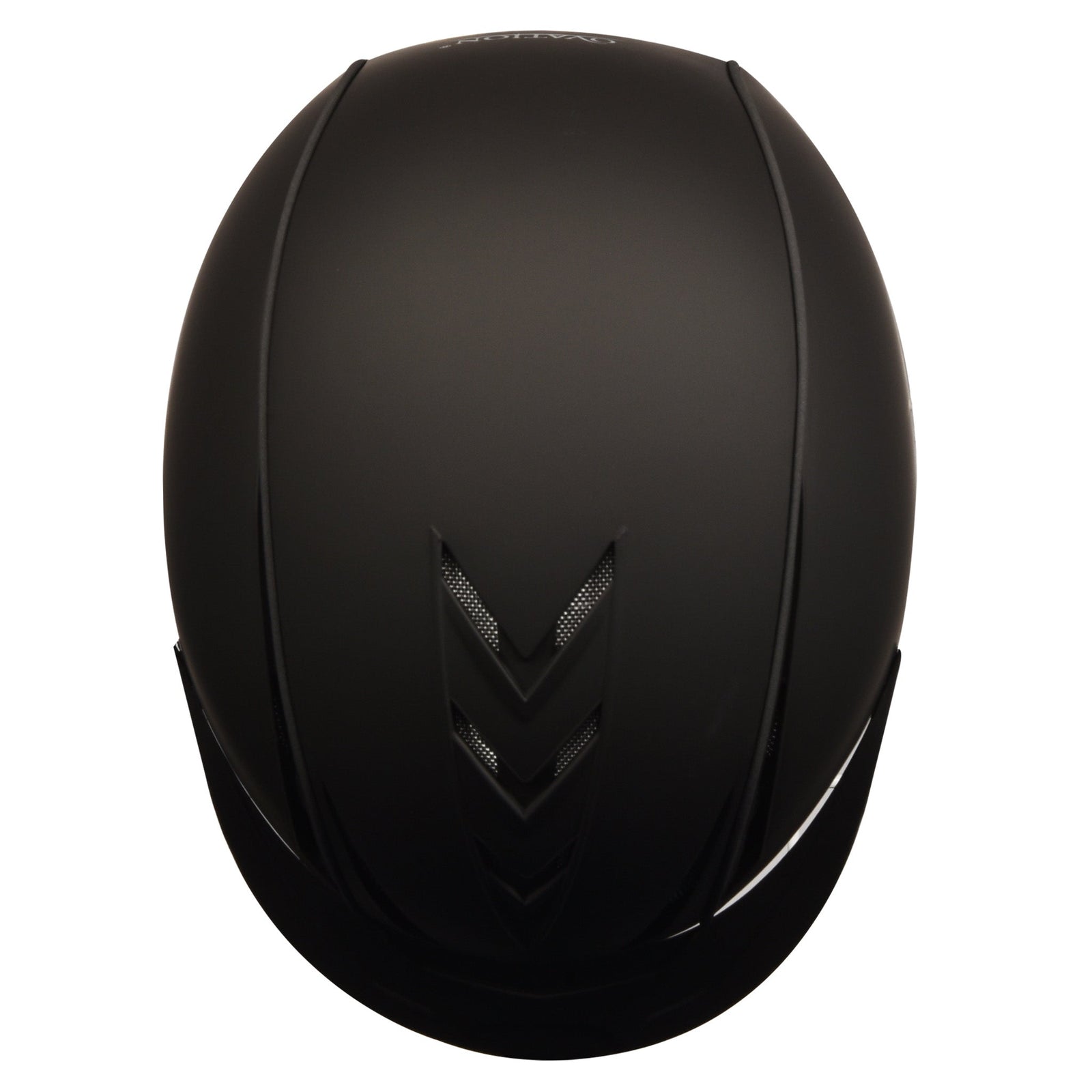 Top view of the Ovation Sync Helmet in black