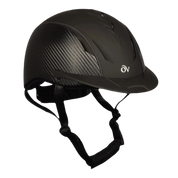 Angled front view of the Ovation Sync with Carbon Fiber Helmet on a white background