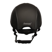 Back view of the Ovation Sync with Carbon Fiber Helmet on a white background