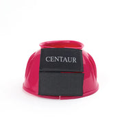 Front view of a bright pink Centaur PVC Bell Boot on a white background