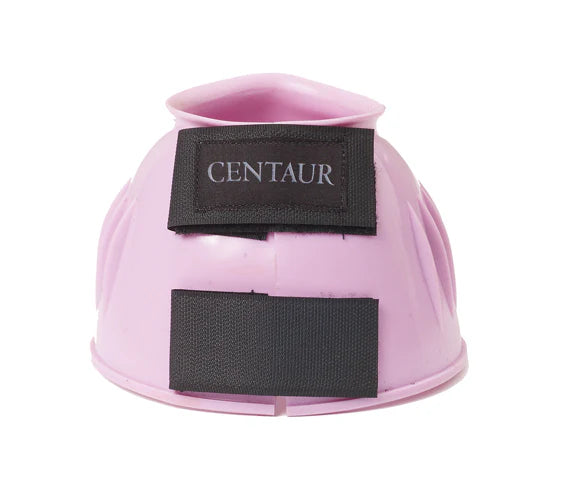 Front view of a light pink Centaur PVC Bell Boot on a white background