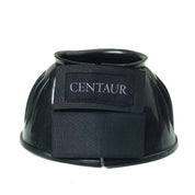 Front view of a black Centaur PVC Bell Boot on a white background