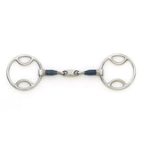Centaur Blue Steel Oval Link Loop Ring Gag