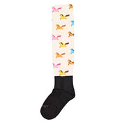 Side view of a Chubby Ponies Ovation PerformerZ Boot Sock on a white background