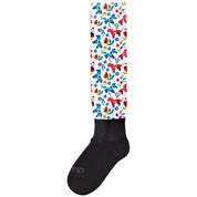 Side view of a Dutchland Horses Ovation PerformerZ Boot Sock on a white background