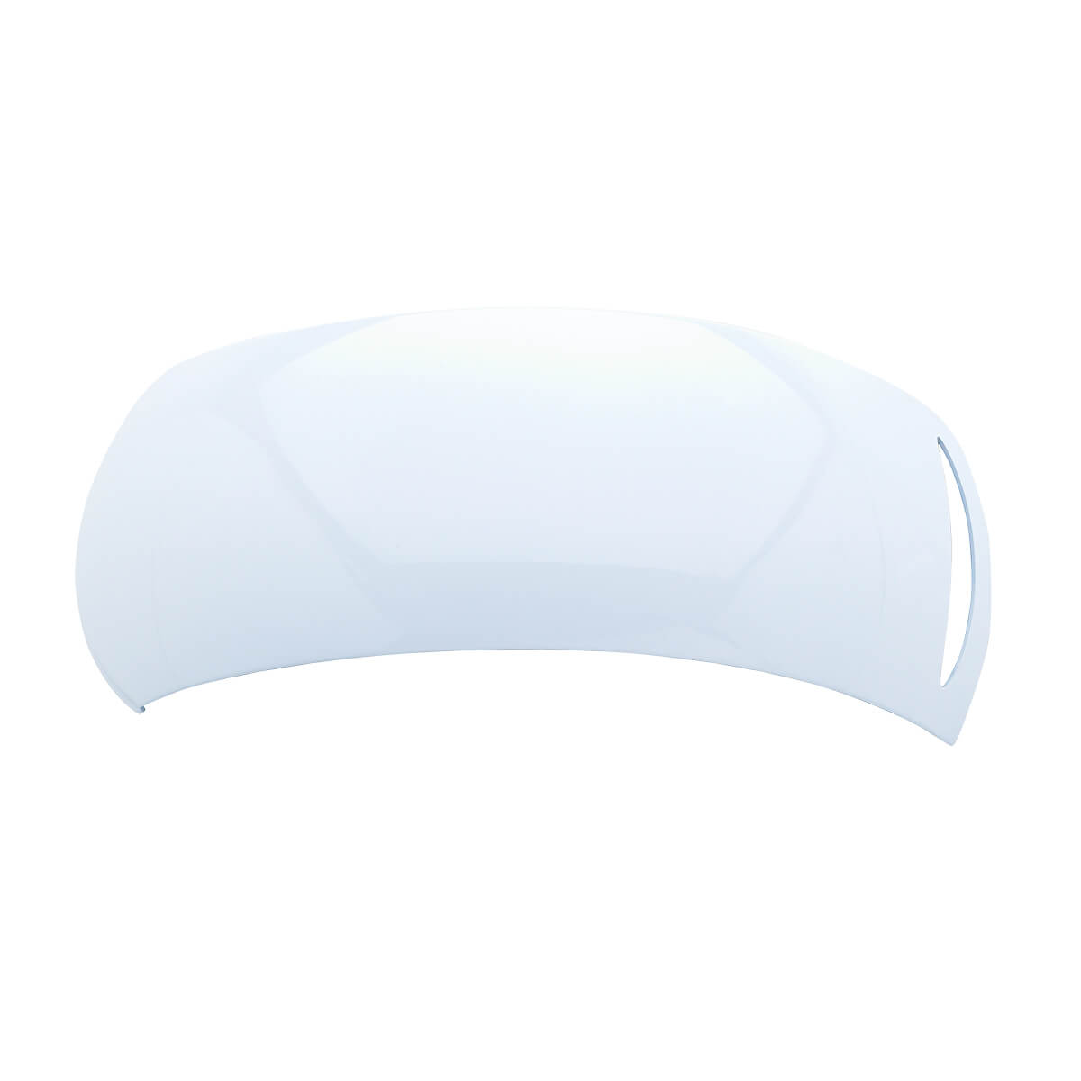 Top view of the white gloss One K CCS Top Panel on a white background