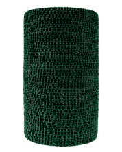 Front view of the hunter green Coflex Vet Bandage on a white background
