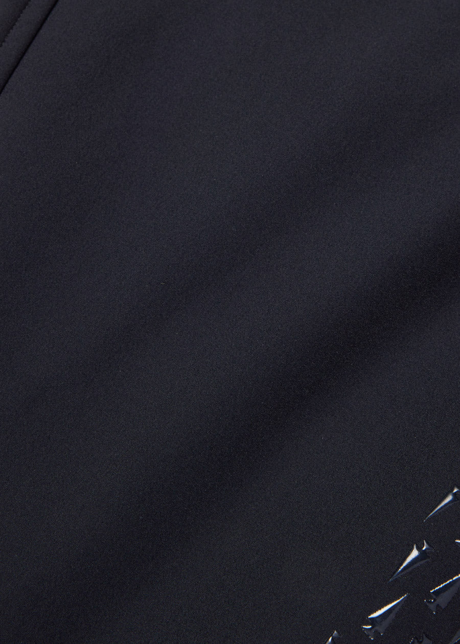 Close-up view of the Kerrits 3-Season Tailored Full Seat Breeches in black