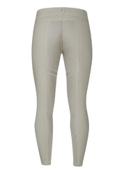 Back view of the sand Kerrits Crossover II Full Seat Breech on a white background