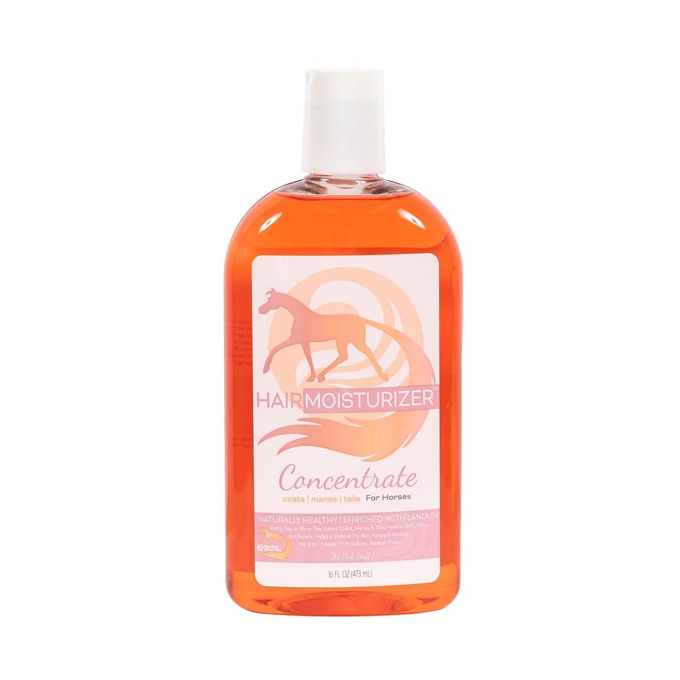 Front view of the 16 oz Healthy Hair Care Hair Moisturizer Concentrate on a white background
