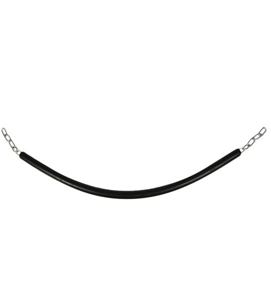 View of the black Jacks Stall Chain on a white background