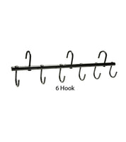 View of the 6 hook Jack's Portable Tack Rack on a white background