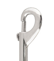 View of one of the snap ends on the Jacks Double End Snap on a white background