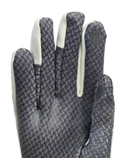 Close-up view of the touch screen compatibility on the Correct Connect Oil-Tac Copper Tech™ Leather Premium Riding Gloves on a white background