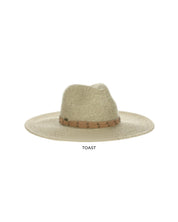 Angled front view of the Toast Dorfman Milano Misa Hat on a white background
