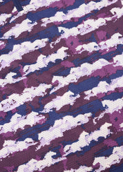 Close-up view of the fabric on the purple Kerrits Kids EquiBreeze Ice Fil Long Sleeve Shirt