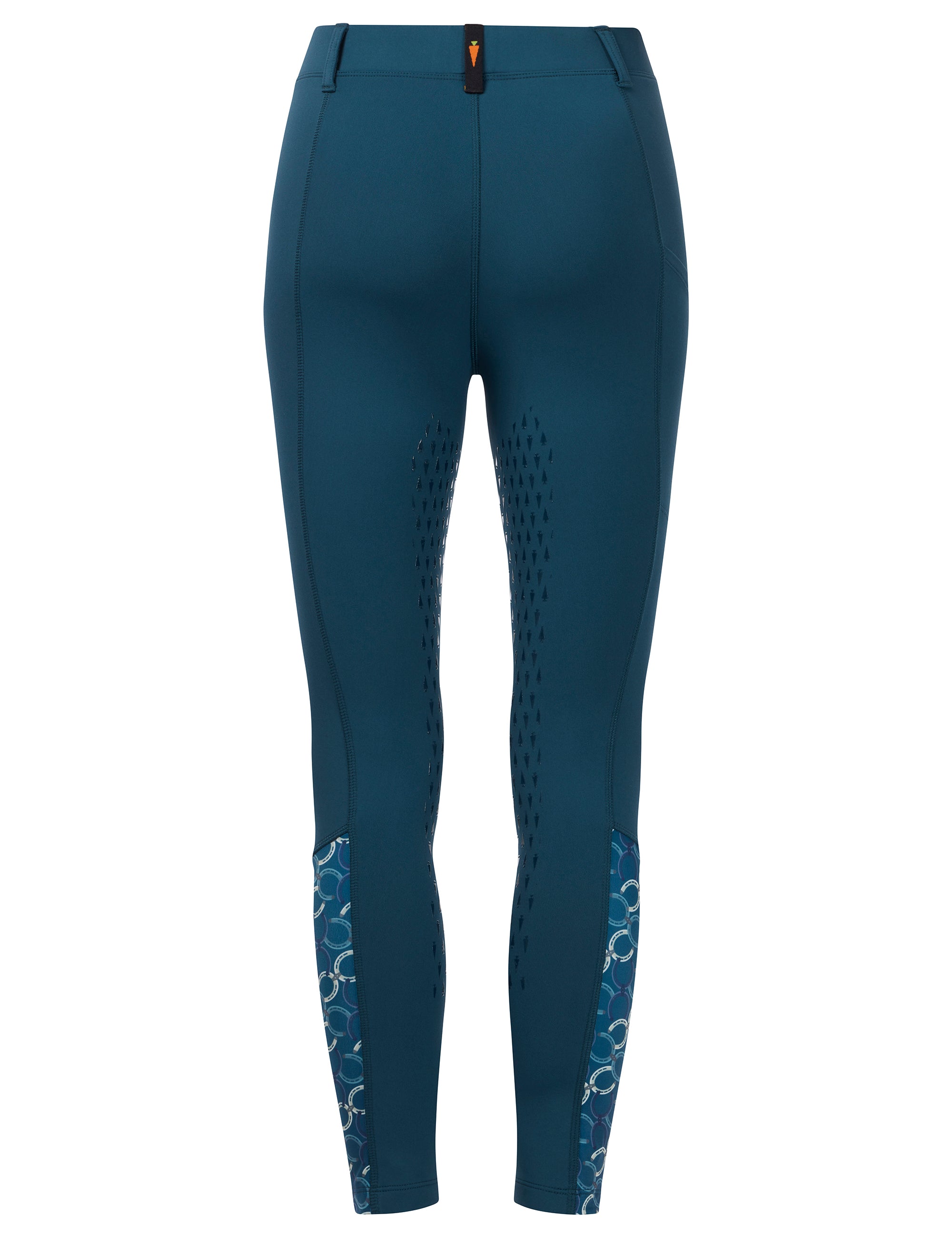 Jasper Horseshoe Kerrits Kids Thermo Tech Full Leg Tight on a white background